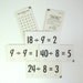 New Math Division Flash Cards, 1966 Copyright, Ed-U-Cards, Math Flashcards, Division Flash Cards, Math Game