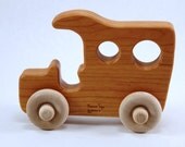 Wood Car - Organic Wooden Toy, Natural Toy Car for all Children Pick your wood