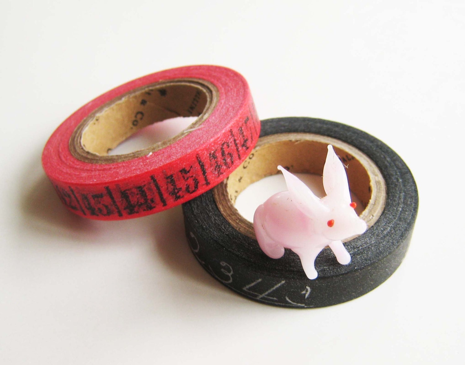 Vintage handmade glass piglet