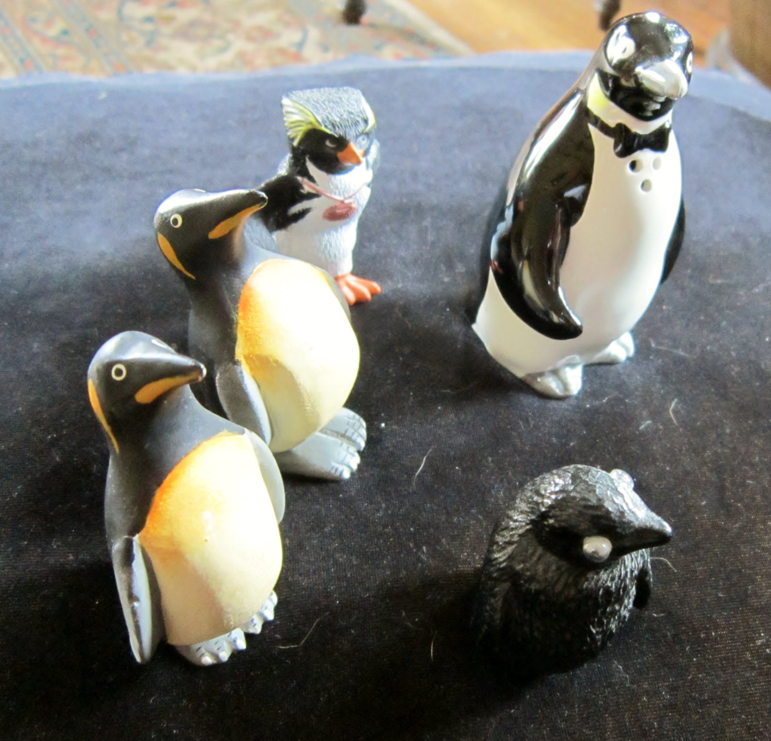 Penguins Set of 5 Crafts Floral Arrangement Birds Supplies