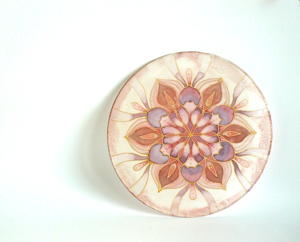 Peace Silk mandala Meditation art Healing home ornament