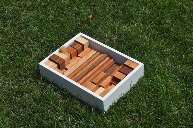 Natural Wood Toy Building Blocks