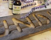 Rustic Sign Eco Laundry Room Decor - Reclaimed Wood - Spring Decor