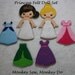 Princess Felt Doll Set