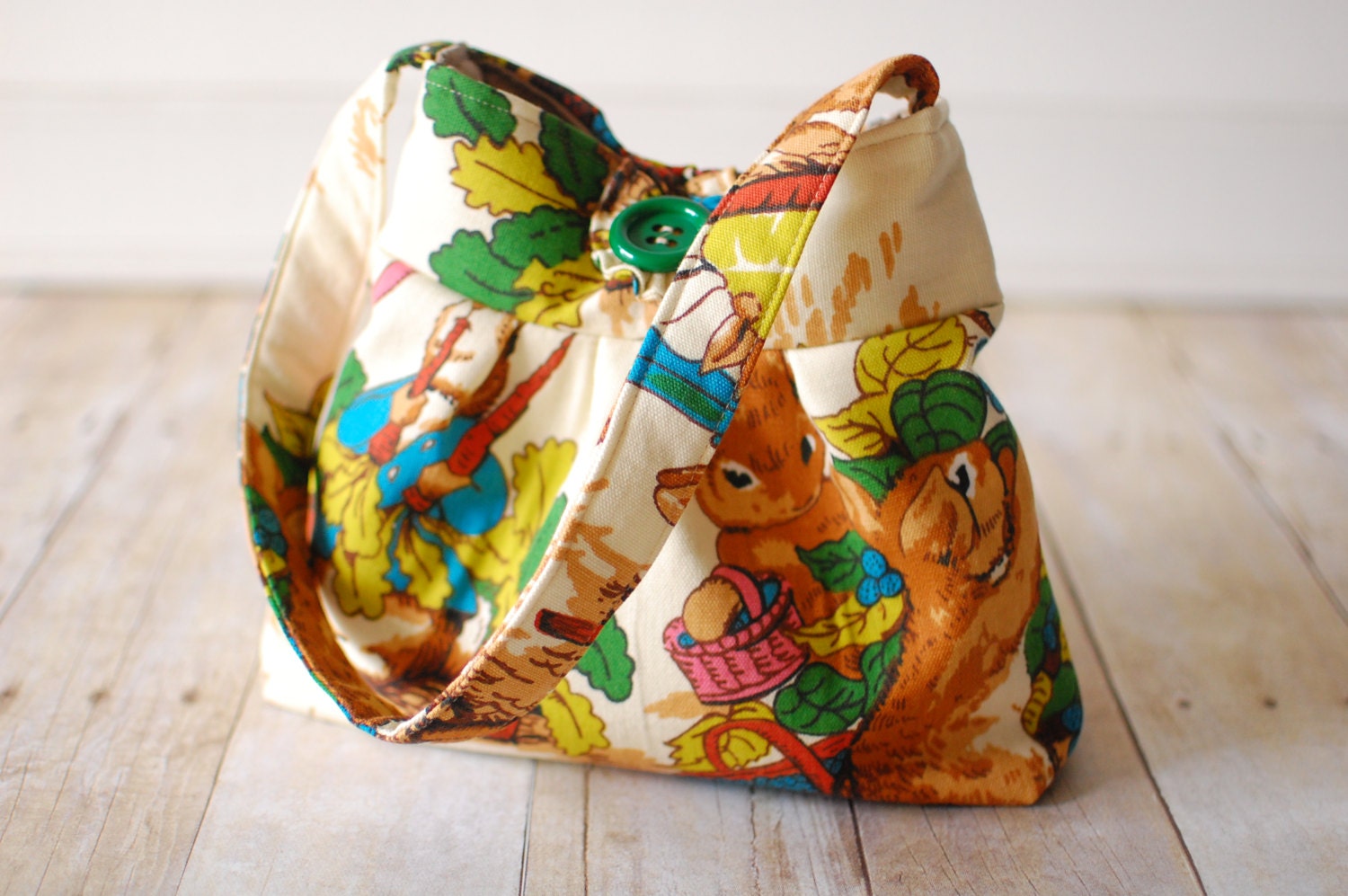 The Reversible Mini 'Layla' Purse- Peter Rabbit
