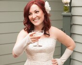 Glovelettes Cream Bridal Cashmere - Custom Order