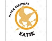 Hunger Games Personalised Birthday Card
