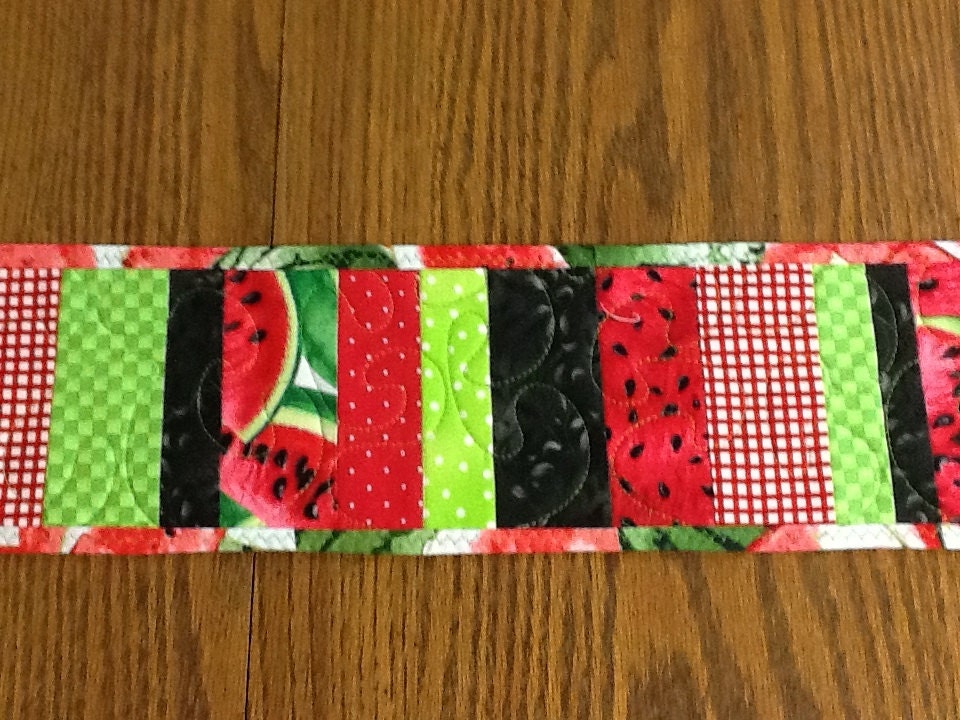 Watermelon Table Runner Skinny Mini