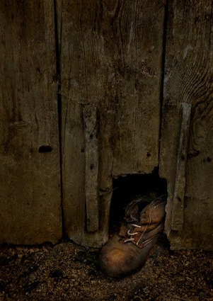 Retro Shue photography print, fine art, brown earth colours