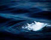 Water Fine Art, Cobalt Blue Color Photography - Abstract Artwork -  Nature Photo Print Iceberg Fine Art Photography