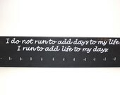 Run to Add Life to My Days Medal Holder (Large)