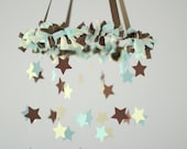 Star Baby Mobile- Boy Nursery Decor, Blue Nursery Mobile, Shower Gift, Photographer Prop