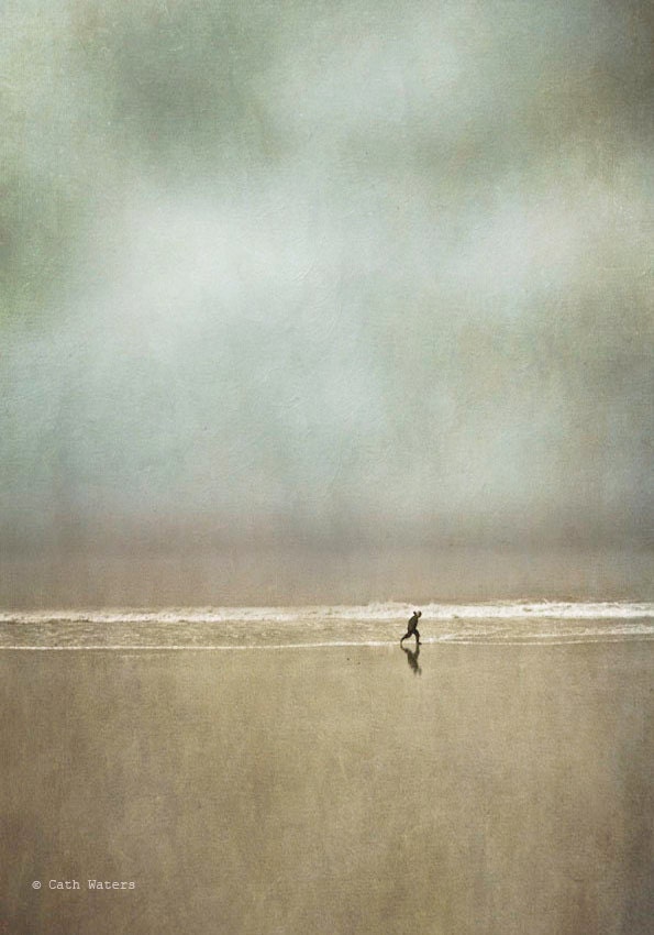 Child Running on Camusdarach Beach, Arisaig, Scotland . Scottish Highland Landscape Limited Edition Print
