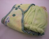 Medium Bamboo Fleece Hand Dyed Fitted Diaper