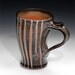 Handmade Porcelain Shino Striped Mugs