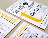 Invitation for Wedding, Typographic