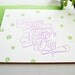 Happy Mother's Day Letterpress Card - Single Card