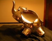Ruby the Elephant, Repurposed Kitchen Ware Metal Sculpture