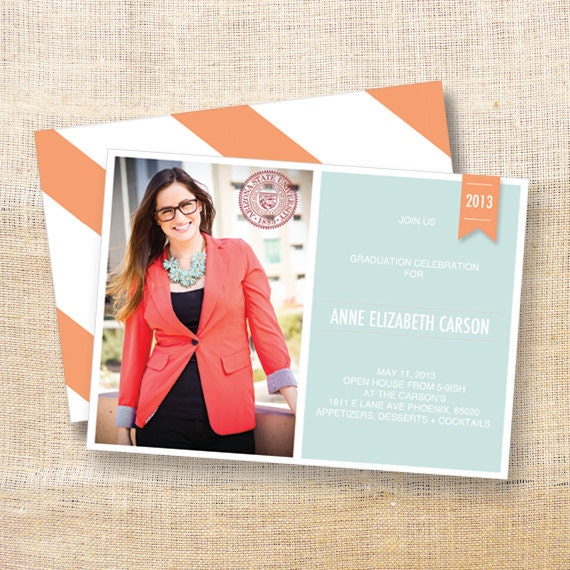 GRADUATION Personalized Party Invitation