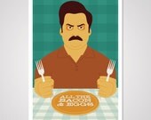 Bacon & Eggs - 12x18 Art Print