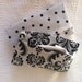 Tissue Cover - Black and White - Set of Two