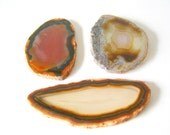 brown agate slice - not drilled