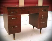 Vintage Desk Retro Mid Century PAINT TO ORDER Painted Furniture