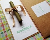 Cigar "Will You Be My Groomsman" Card and Envelope