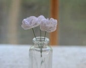 white mini flower vase--eco friendly home decor