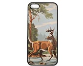 iPhone 5 Case Vintage Paint By Number Deer