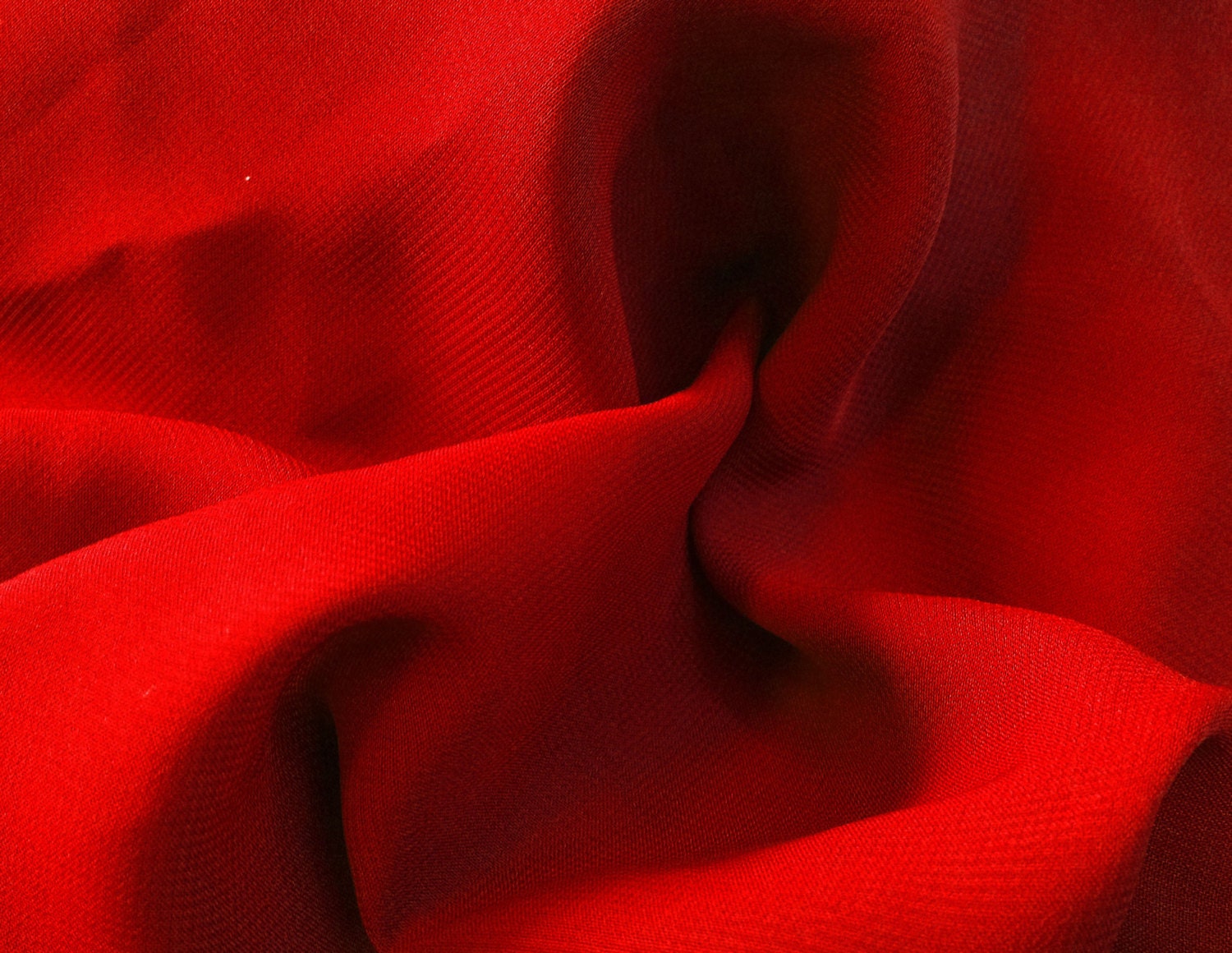 Solid Chiffon Red 58 Inch Fabric by the Yard, 1 Yard.