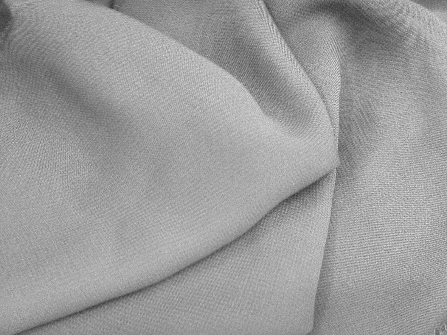 Solid Chiffon Silver 58 Inch Fabric by the Yard, 1 Yard.