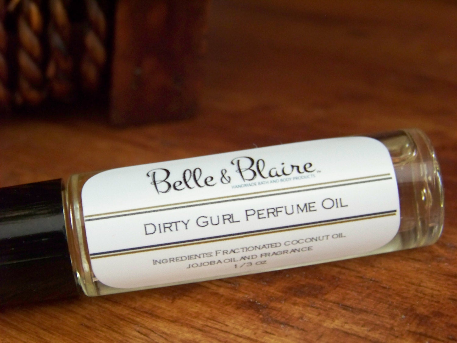 Vegan- Dirty Gurl Perfume Oil- Earth, Musk, Grass- Roll On Perfume