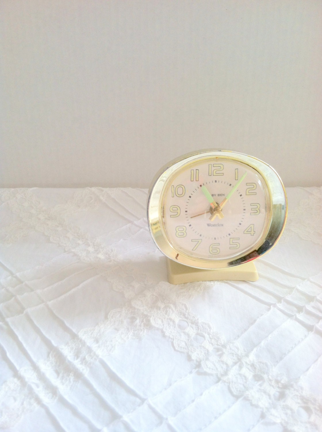 Vintage Retro/Mid Century Wind Up Clock - Westclock Baby Ben/Bedside Alarm Clock