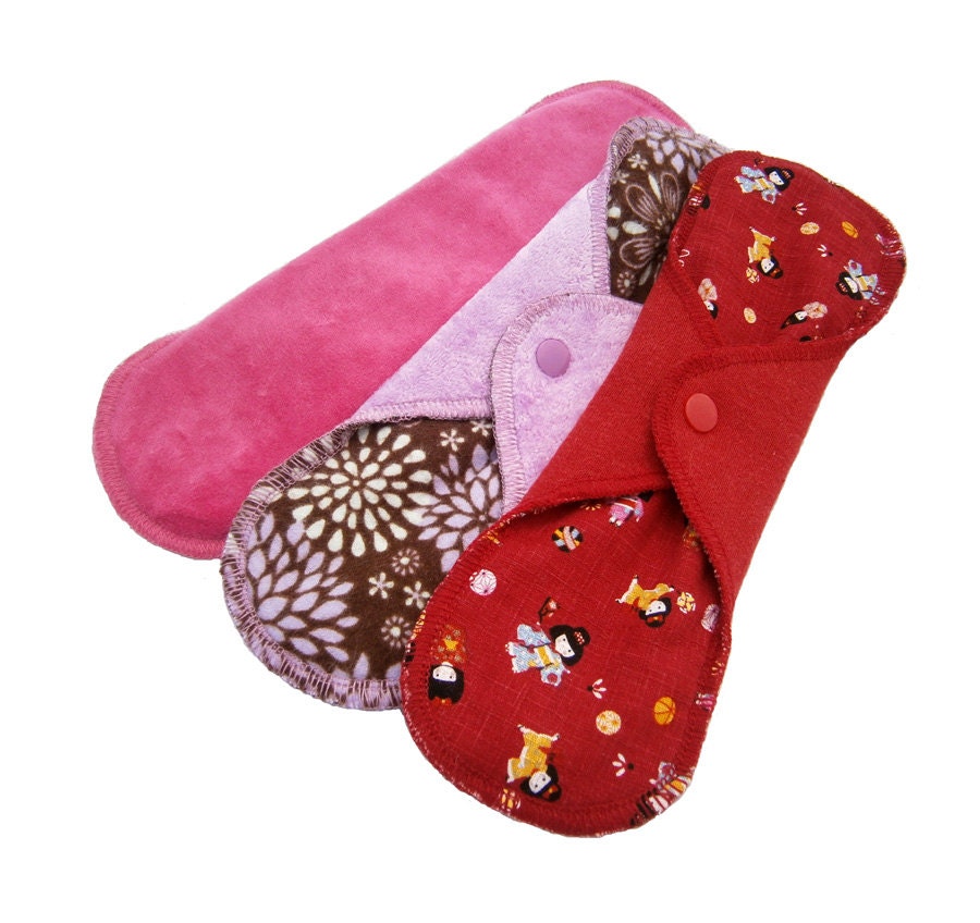 Cloth Menstrual Pad, 26cm/10", Custom made