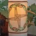 Celtic Knot Brigid's Cross Flameless Candle Wrap