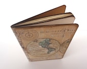Travel Moleskine Journal, Old World Map, Travel Notebook, Cahier Moleskine, Eco Friendly, Altered Art Journal, Father's Day Gift