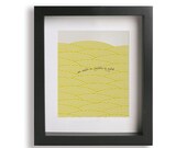 Fields Of Gold / Sting - Music Lyric Art Print - home decor, wall decor, living room, gallery wall, wall art, anniversary, wedding gift