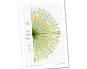 First Day Of My Life / Bright Eyes - Limited Edition 12x18 Fine Art Giclee Poster Print - Signed and Numbered by Artist - 2/100