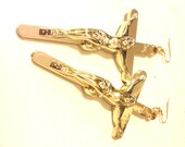 Large Gold Cross Earrings / Gold Cross Earrings / Plastic Crucifix