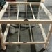 Beautiful Antique Rare 3 Pane Windows Double Tier Custom Coffee Table/1 Of A Kind/Garden Room Table/Custom Built Furniture
