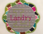 Petal Applique Monogrammed shirt