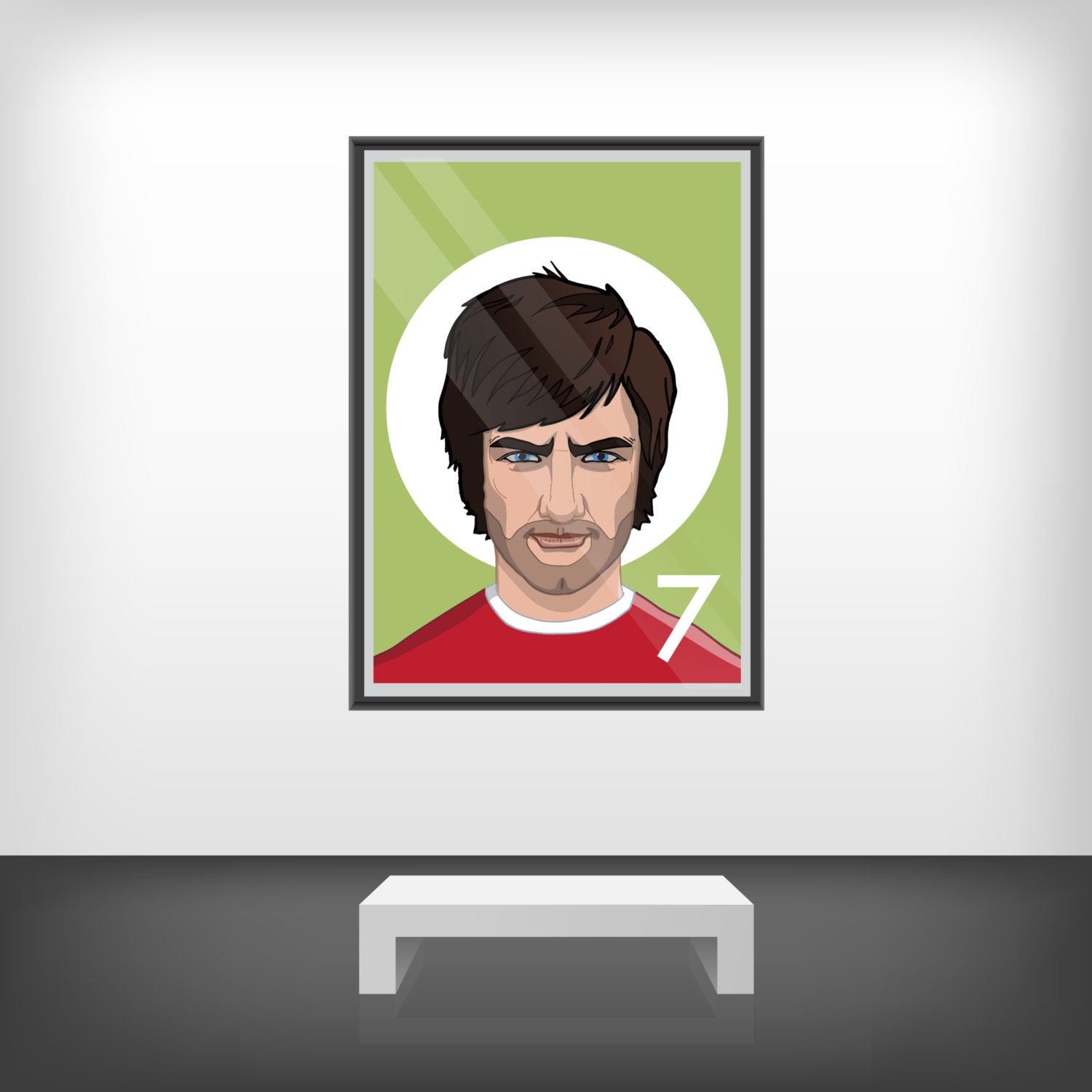 Georgie Best - SRA3 Print