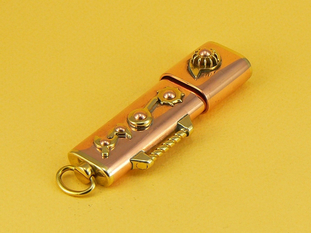 16 GB steampunk USB flash memory