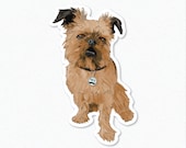 Digby Van Winkle- Brussels Griffon Decal Sticker