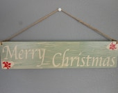 Merry Christmas - Holiday Home Decor Handmade all wood  By signart04 :)