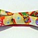 Dogs' or Cats' Bow Tie Made to Order - Glittery Fabric with Multicolored Boot Print Shih Tzu