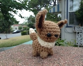 Crochet mini Eevee crochet amigurumi chibi doll plush toy pokemon