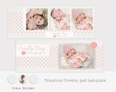 INSTANT DOWNLOAD Timeline Cover Templates, EmillyMay . psd file