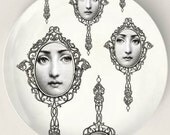 Hand Mirror -  10 inch Melamine Plate
